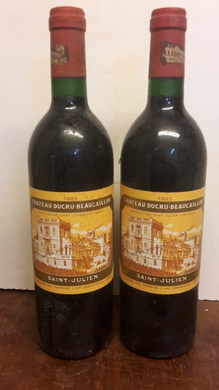 2 x château Ducru-Beaucaillou, Saint-Julien, 1985