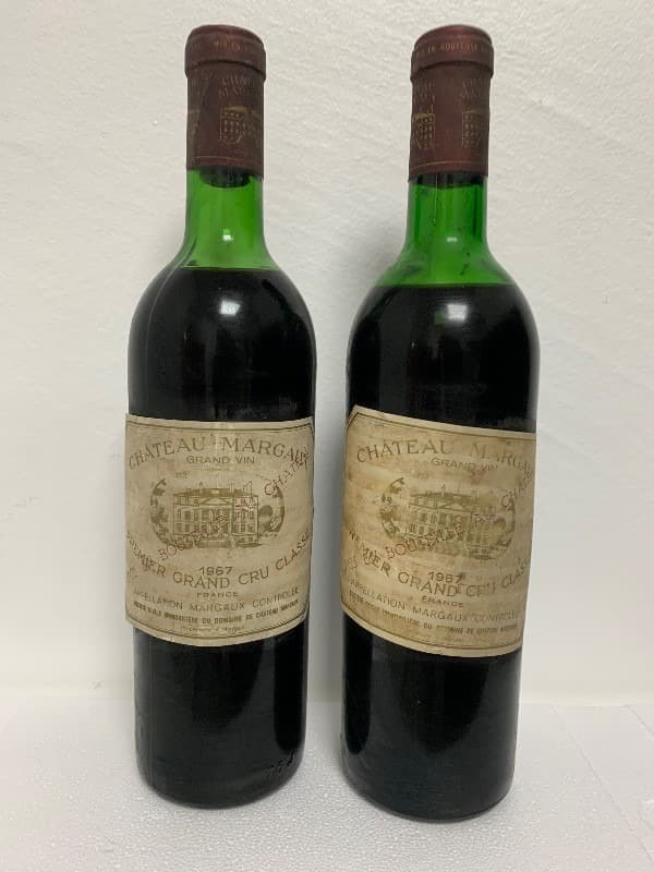 2 x Château Margaux, Margaux, 1967