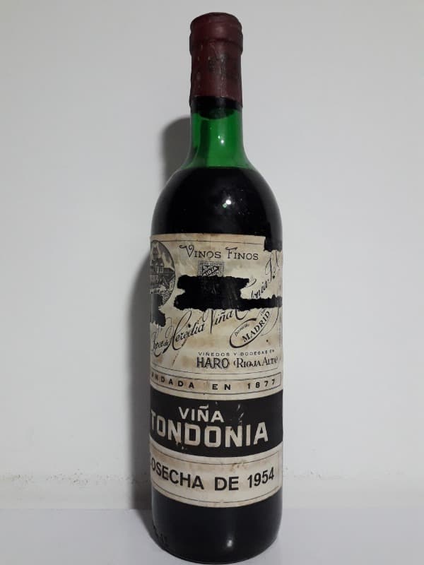 Gran Reserva 10 Y oak, Viña Tondonia R. López de Heredia, Rioja, 1954