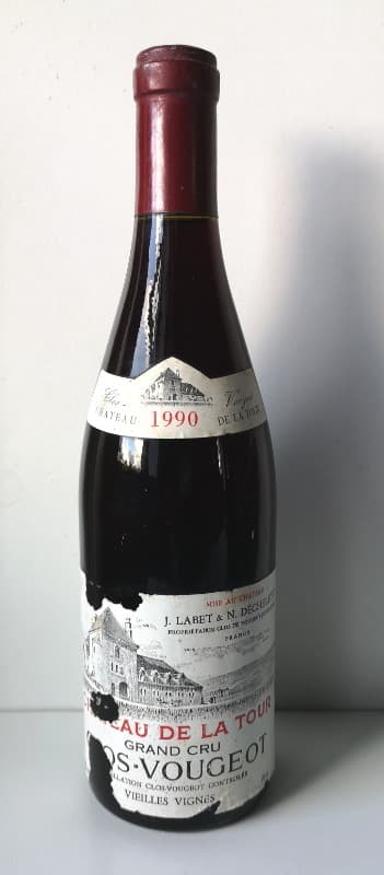 Clos de Vougeot, Grand cru - Vieilles Vignes, Château de la Tour, 1990