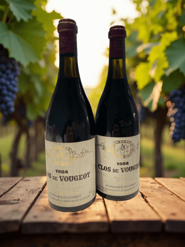 2 x Clos de Vougeot, Mongeard Mugneret, 1984