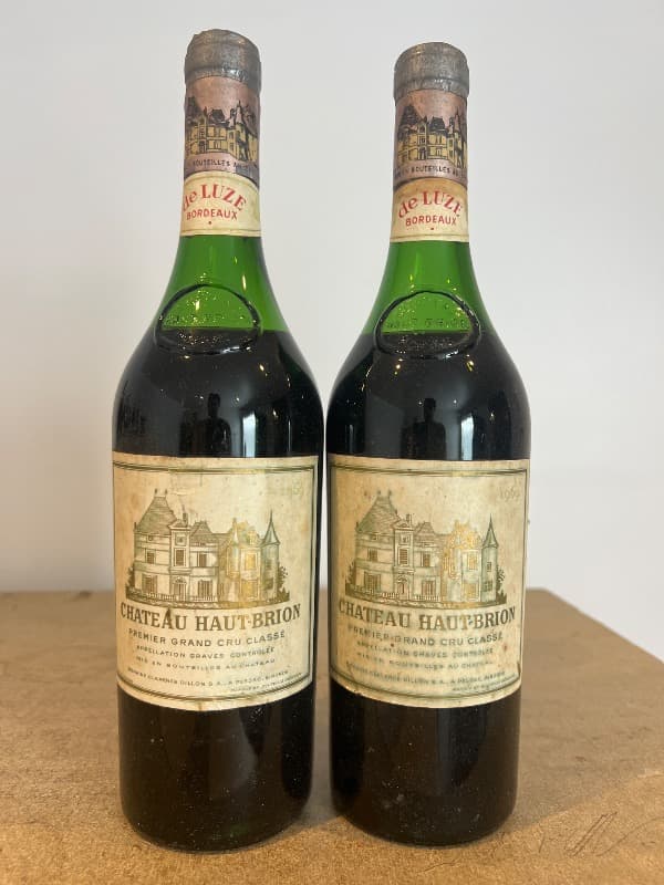 2 x Château Haut-Brion, Graves, 1969