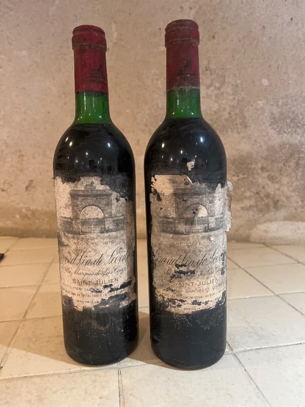 2 x Grand vin de Léoville du Marquis de las Cases, Saint-Julien, 1979