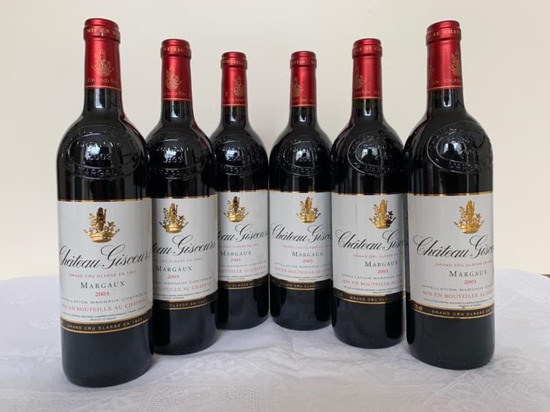 6 x Château Giscours, Margaux, 2003