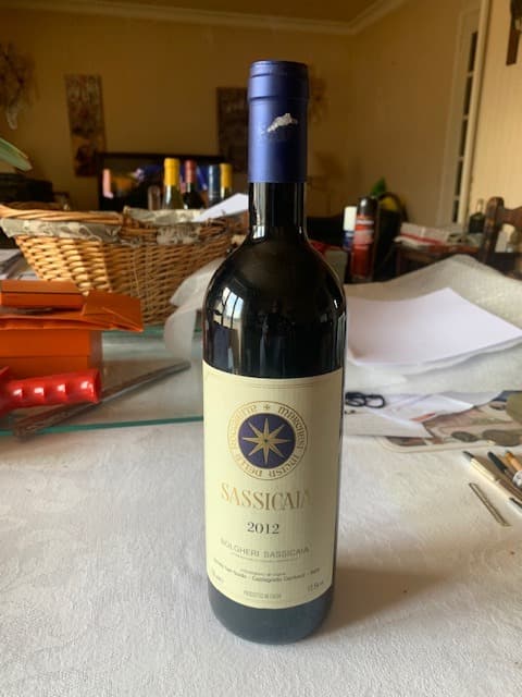 Bolgheri Sassicaia, Tenuta san Guido, 2012