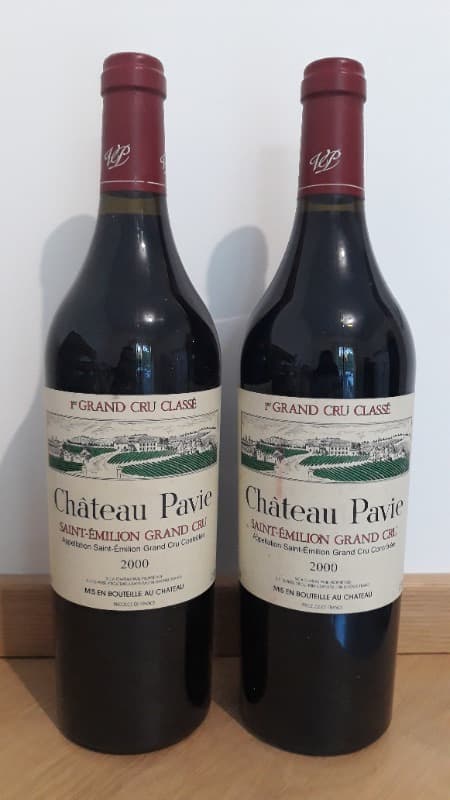 2 x Château PAVIE, Saint-Émilion, 2000
