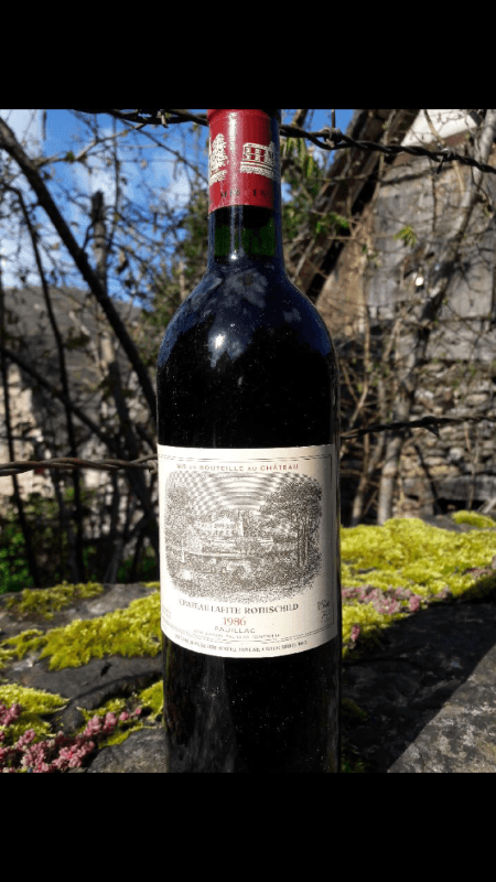 château Lafite Rothschild, Pauillac, 1986