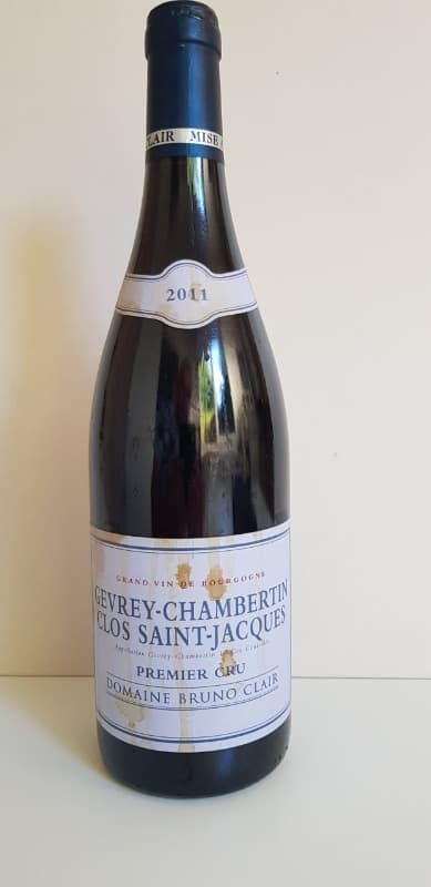 Gevrey-Chambertin, Clos Saint Jacques, BRUNO CLAIR, 2011