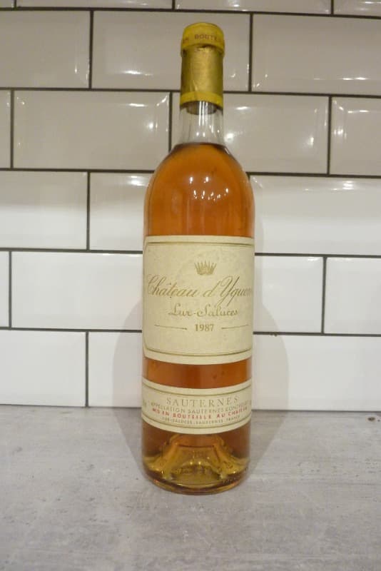 Château d'Yquem, Sauternes, 1987