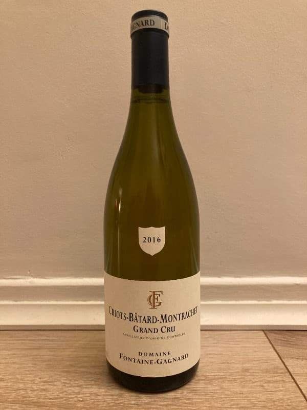 Criots-Bâtard-Montrachet, Grand cru, Domaine Fontaine-Gagnard, 2016
