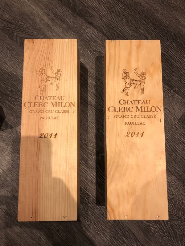 2 x CBO/OWC1 x château Clerc Milon, Pauillac, 2011