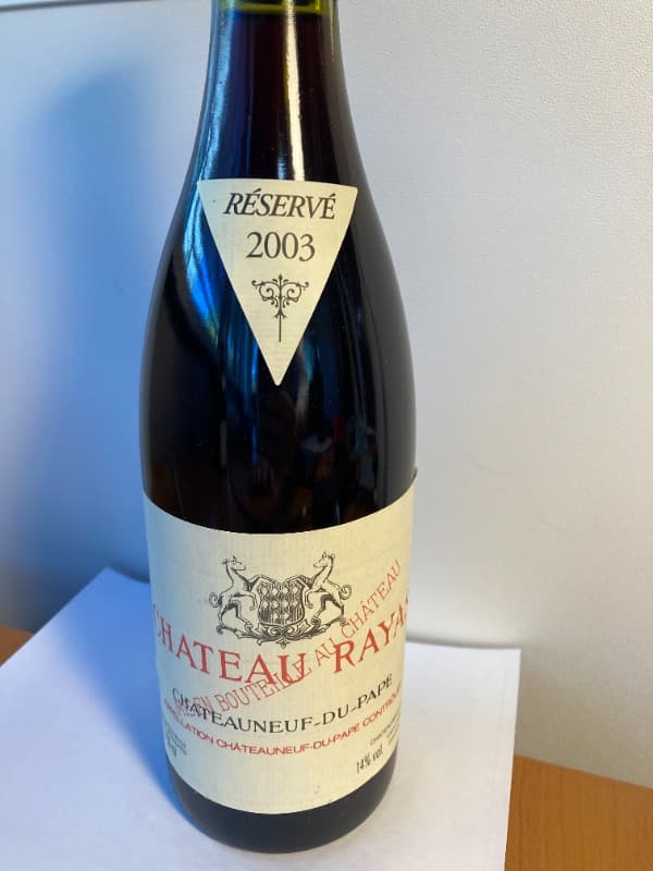 Châteauneuf-du-Pape, Rayas, 2003