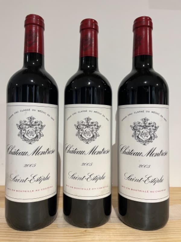 3 x Château Montrose, Saint-Estèphe, 2005