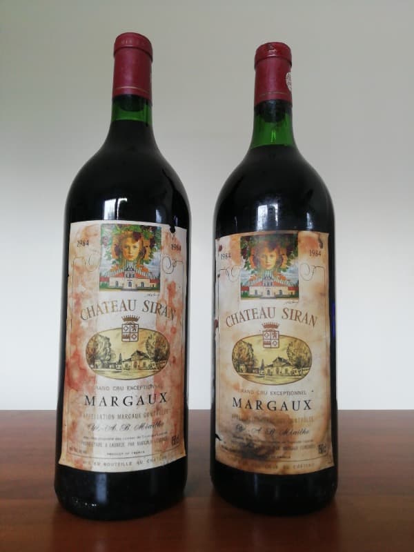 2 x Château SIRAN, Margaux, 1984 (Magnum)