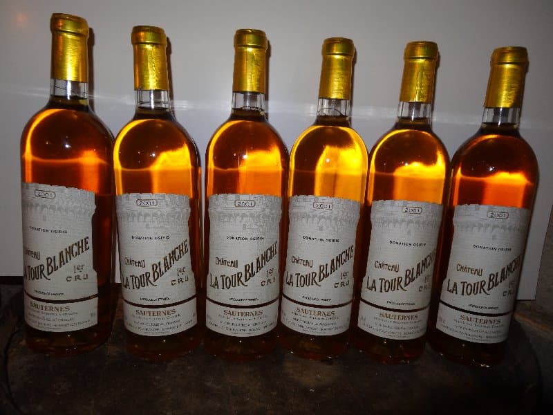 6 x La Tour Blanche, Sauternes, 2001