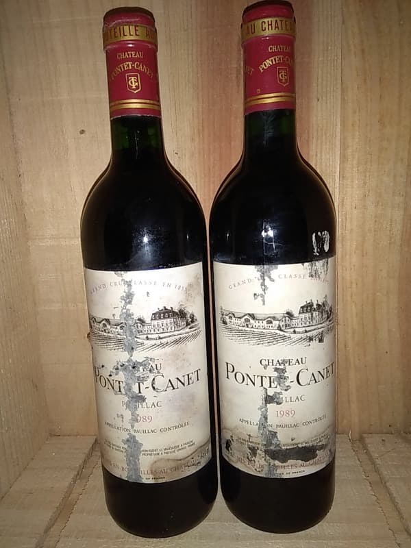 2 x Château Pontet Canet, Pauillac, 1989