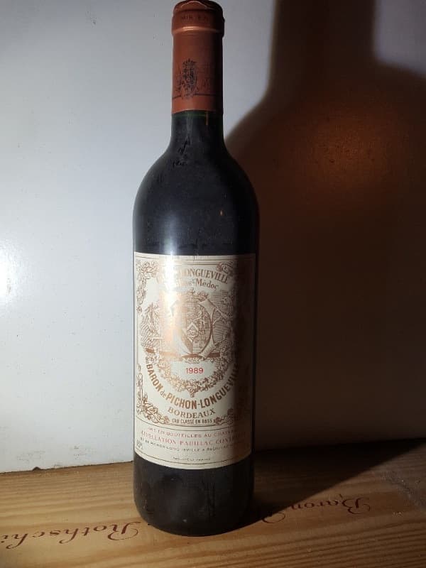 Baron de Pichon-Longueville, Château Longueville, Pauillac, 1989