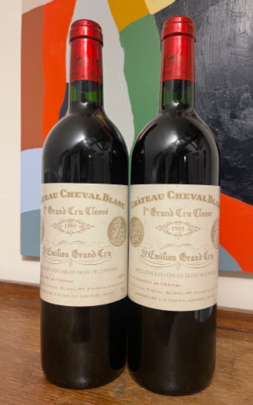 2 x Château Cheval Blanc, Saint-Émilion Grand Cru, 1995