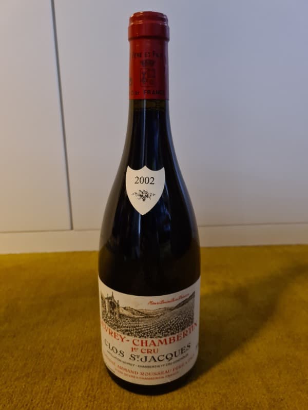 Gevrey-Chambertin, 1er cru Clos St Jacques, Dom. A. Rousseau, 2002