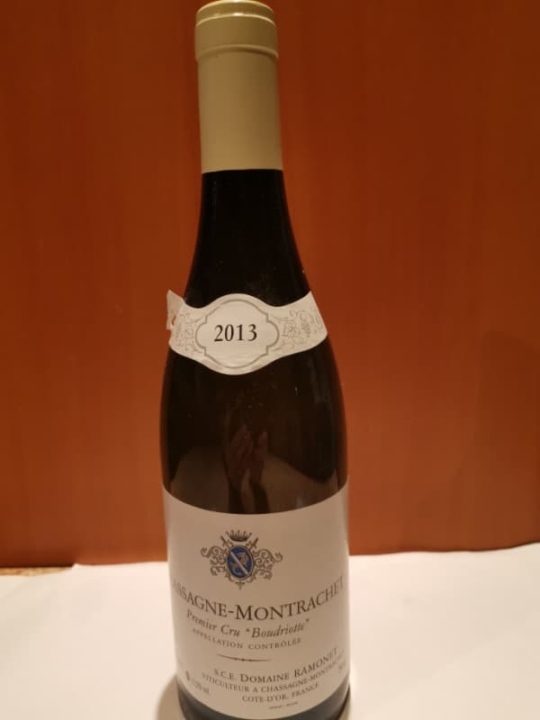 Chassagne-Montrachet, 1er cru Boudriotte, Domaine Ramonet, 2013