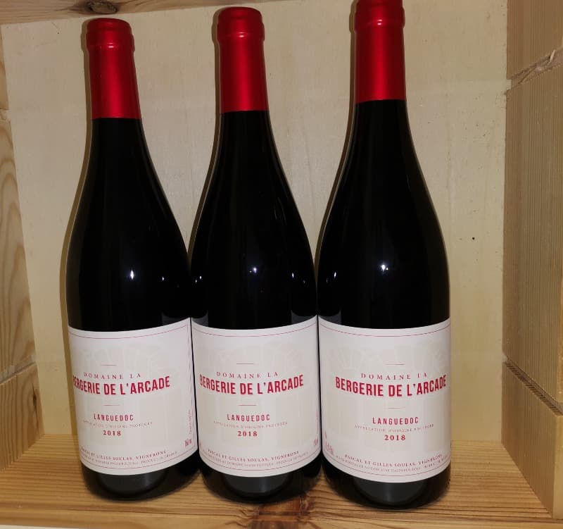 3 x Domaine de la Bergerie de l'Arcade, Coteaux-du-Languedoc, 2018