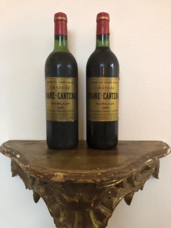 2 x Château Brane Cantenac, Margaux, 1980
