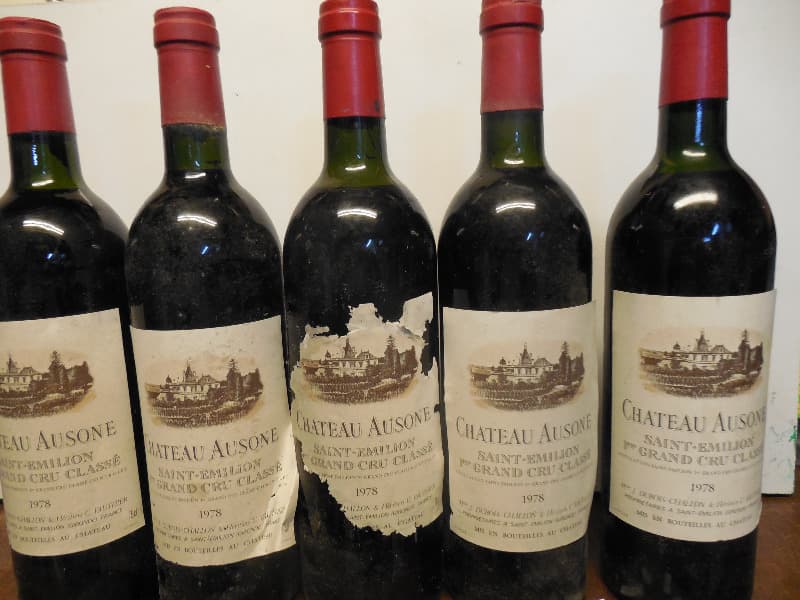 5 x Château Ausone, Saint-Émilion, 1978