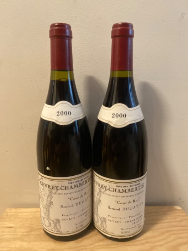2 x Gevrey-Chambertin, Cœur de Roy, Bernard Dugat-Py, 2000