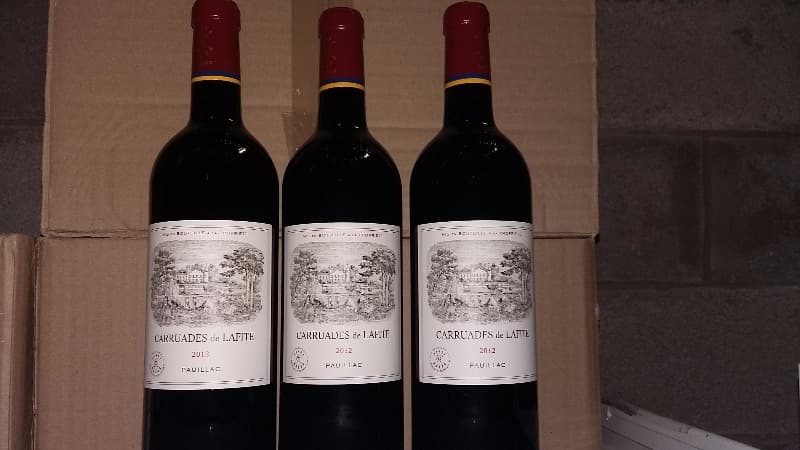 3 x Carruades de Lafite, Pauillac, 2012