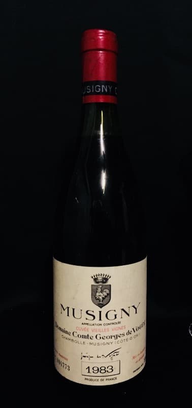 Musigny, CUVÉE VIEILLES VIGNES, DOMAINE GEORGES COMTE DE VOGUE, 1983
