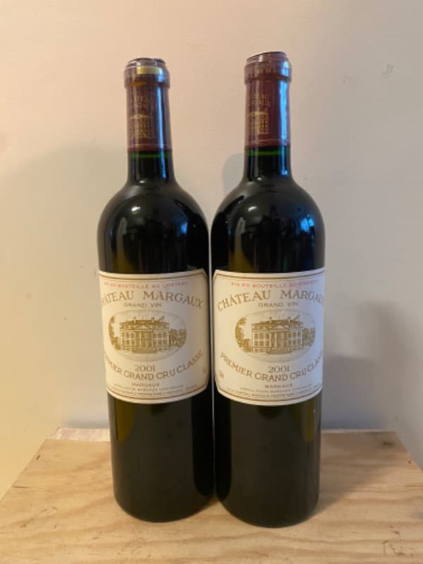 2 x Château Margaux, Margaux, 2001