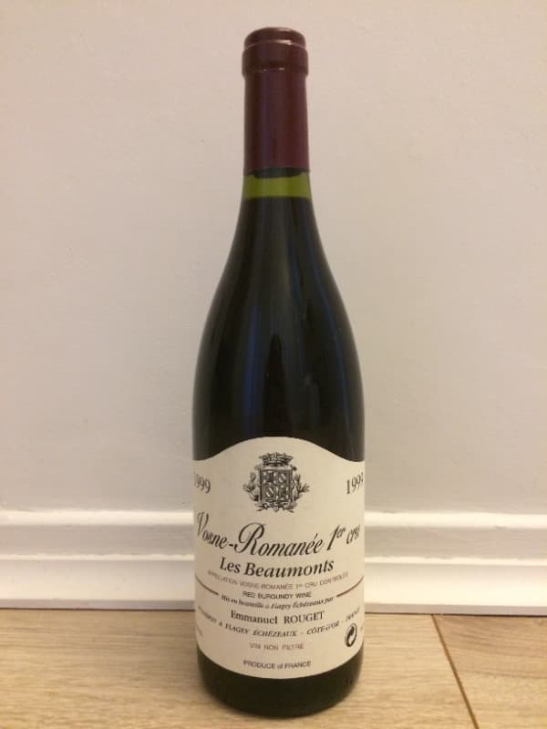 Vosne-Romanée, 1er Cru Les Beaumonts, Emmanuel Rouget, 1999