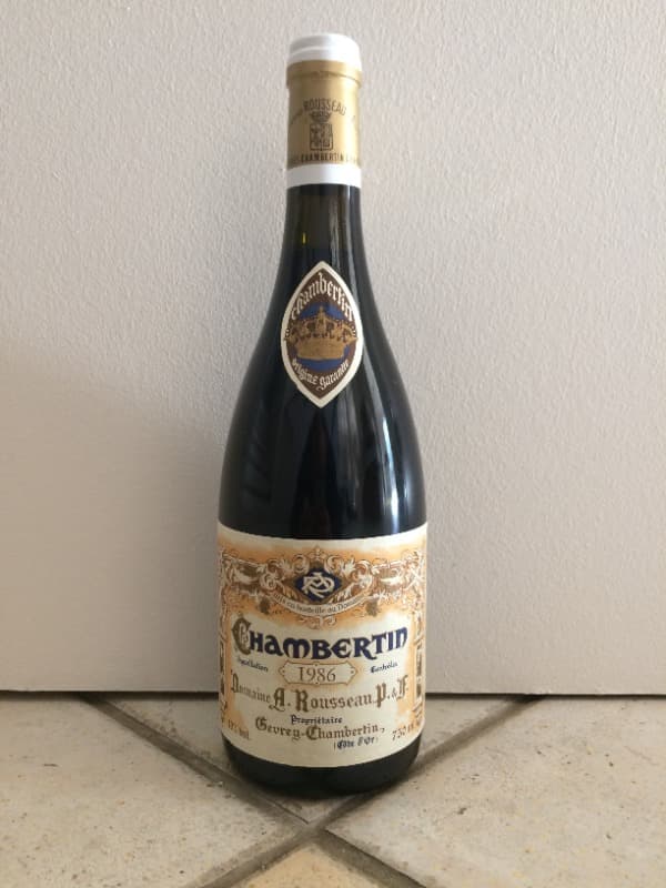 Chambertin, Armand Rousseau, 1986