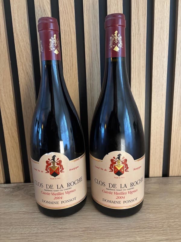 2 x Clos-de-la-Roche, Cuvée Vieilles Vignes, Domaine Ponsot, 2004