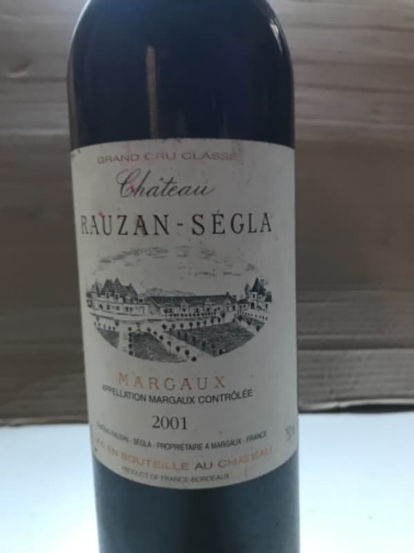 Château Rauzan Segla, Margaux, 2001