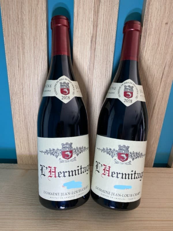 2 x Hermitage, Jean Louis Chave, 2018