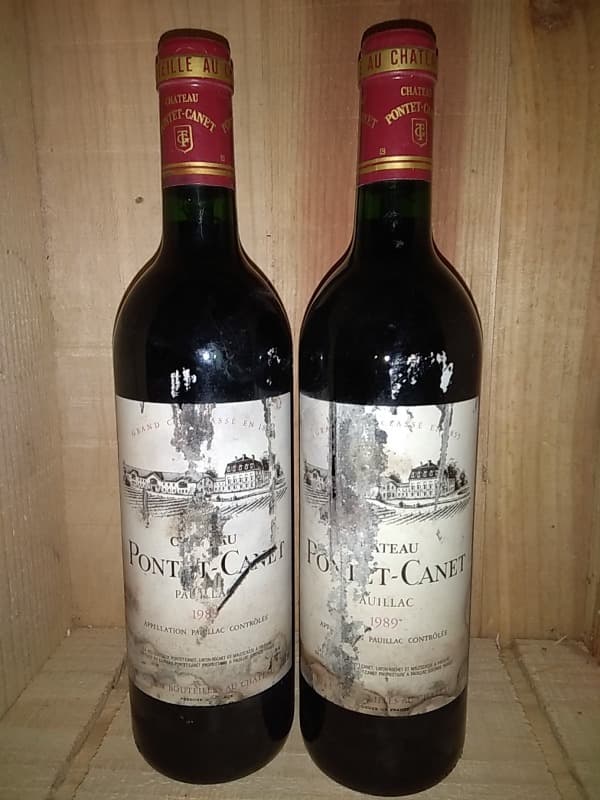 2 x Château Pontet Canet, Pauillac, 1989