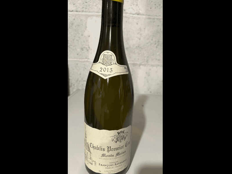 Chablis Premier Cru, Chablis premier Cru Monts Mains, François Raveneau, 2015