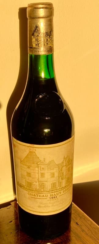 château Haut Brion, Pessac-Léognan, 1981