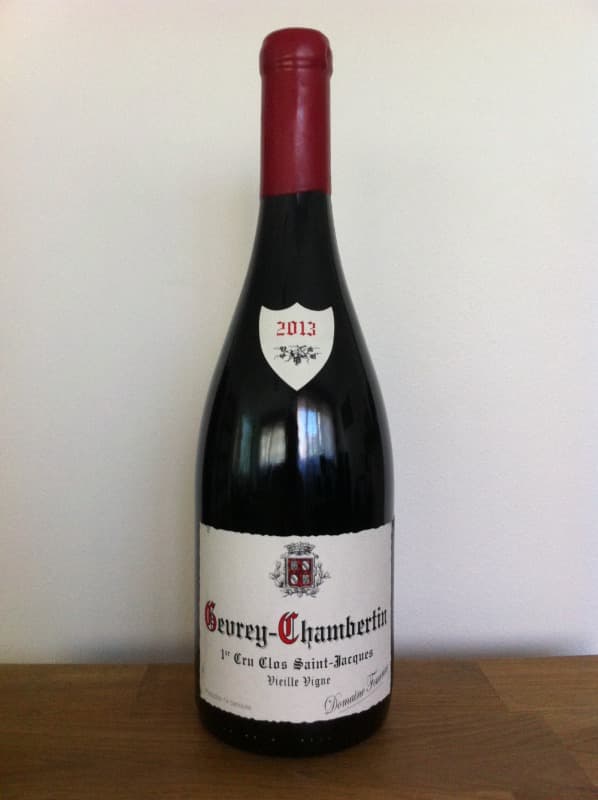 Gevrey-Chambertin, 1er cru Clos St Jacques Vieille VIgne, Fourrier, 2013