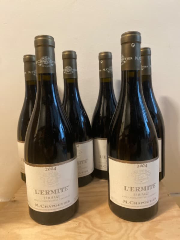 6 x L'Ermite, Hermitage, M. Chapoutier, 2004