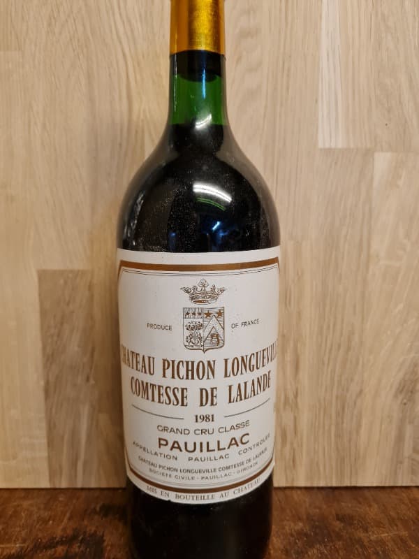 Comtesse de Lalande, château Pichon Longueville, Pauillac, 1981 (Magnum)