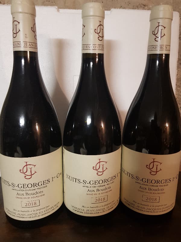 3 x Nuits-Saint-Georges, 1er cru - Aux Boudots, Jean-Jacques Confuron, 2018