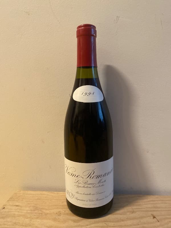 Vosne-Romanée, Les beaux monts, Domaine Leroy, 1998