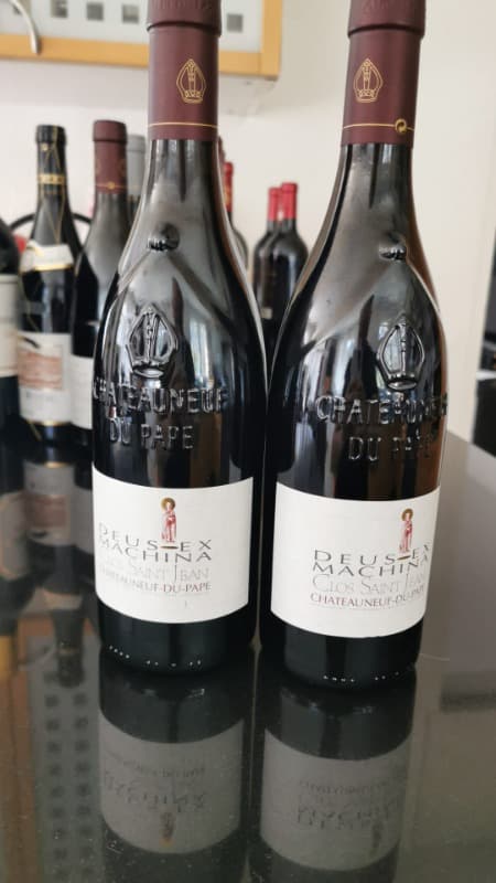 2 x Châteauneuf-du-Pape, Deus Ex Machina, CLOS SAINT-JEAN, 2012