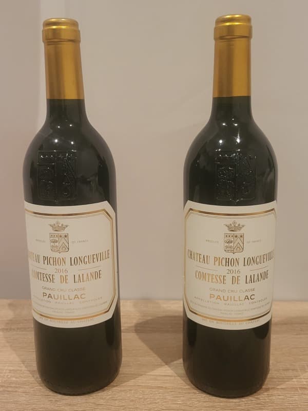 2 x Comtesse de Lalande, Château Pichon Longueville, Pauillac, 2016