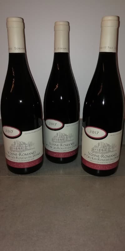 3 x Vosne-Romanée, 1er Cru Les Rouges du Dessus, Roblot Marchand, 2017