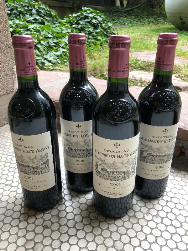 4 x CHATEAU LA MISSION HAUT-BRION, Pessac-Léognan, 2003