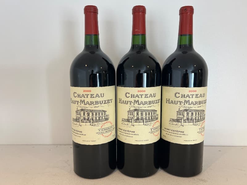 3 x Château Haut-Marbuzet, Saint-Estèphe, 2000 (Magnum)