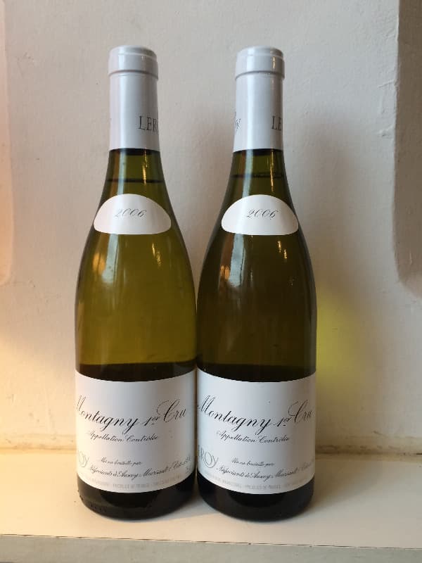 2 x Montagny, 1er Cru, Domaine Leroy, 2006